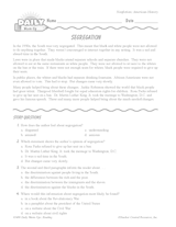 Reading Warm-Up 42 for Gr. 3 & 4: American History