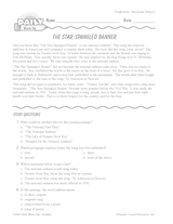 Reading Warm-Up 46 for Gr. 3 & 4: American History