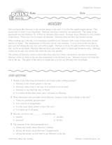 Reading Warm-Up 59 for Gr. 3 & 4: Science