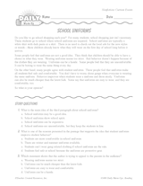 Reading Warm-Up 78 for Gr. 3 & 4: Current Events