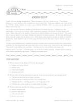 Reading Warm-Up 79 for Gr. 3 & 4: Current Events
