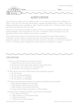 Reading Warm-Up 18 for Gr. 5 & 6: Biography