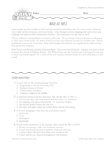 Reading Warm-Up 35 for Gr. 5 & 6: American History