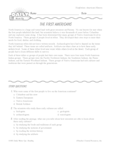 Reading Warm-Up 43 for Gr. 5 & 6: American History