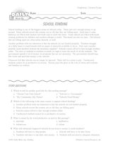 Reading Warm-Up 77 for Gr. 5 & 6: Current Events