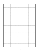 2-cm Square Grid (BLM 7)