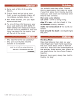 October Daily Calendar of Activities