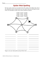 Spider Web Spelling
