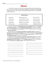 Idioms