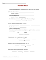 Month Math