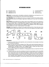 Number Grids