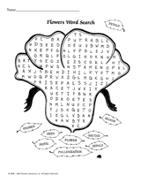 Flowers Word Search