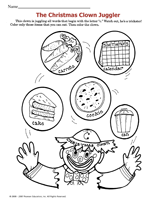 The Christmas Clown Juggler
