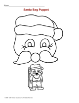 Santa Bag Puppet
