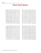 Player Game Boards