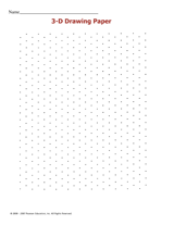 3-D Drawing Paper