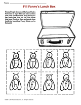 Fill Fanny's Lunch Box