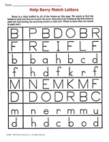 Help Barry Match Letters