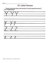 YZ Letter Review