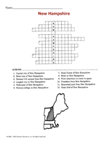 New Hampshire Crossword Puzzle