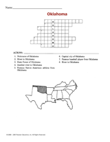 Oklahoma Crossword Puzzle