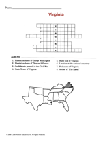 Virginia Crossword Puzzle