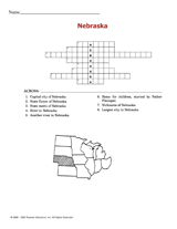 Nebraska Crossword Puzzle