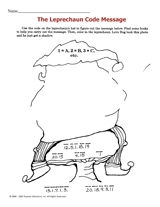 The Leprechaun Code Message