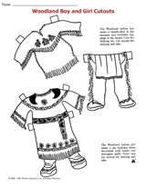 Woodland Boy and Girl Cutouts