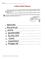 Indian State Names