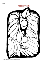 Rooster Mask