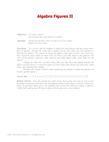Algebra Figures II