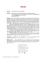 Blocks