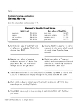 Using Money: Connecting Decimals and Money