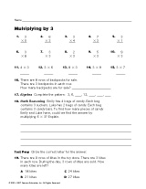 Multiplying by 3