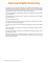 Improving Illegible Handwriting