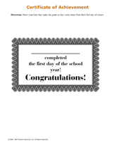 Certificate of Achievement