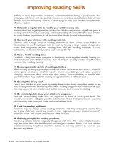 Improving Reading Skills