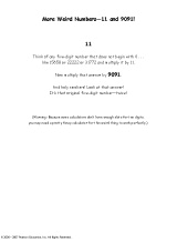More Weird Numbers: 11 and 9091
