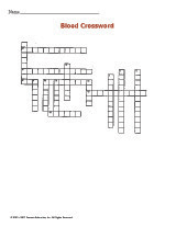 Bones Crossword Printable (4th 8th Grade) TeacherVision com