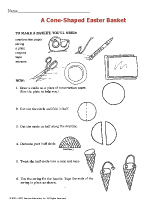 A Cone-Shaped Easter Basket