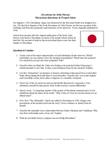 Hiroshima: Discussion Questions & Project Ideas