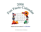 2008 Fun Facts Calendar