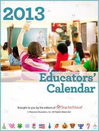 2013 Educators' Calendar
