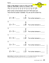 Using Number Lines