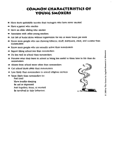 Common Characteristics of Young Smokers