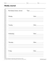 Weekly Science Journal