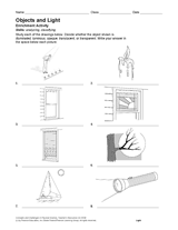Transparent+translucent+and+opaque+objects