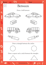 Positional Language Worksheet