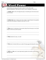 worksheet
